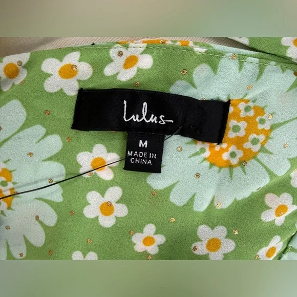 Lulus Retro Romantic Green Daisy Print Halter Crop Top & Mini Skirt Set - Picture 11 of 15